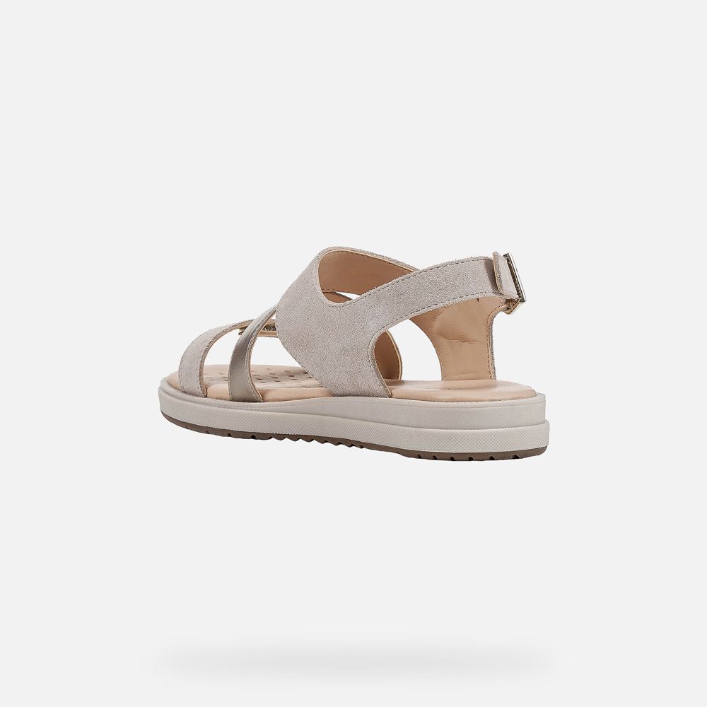 Sandalias Geox Menina Bege - Rebecca - EPZQJ7384